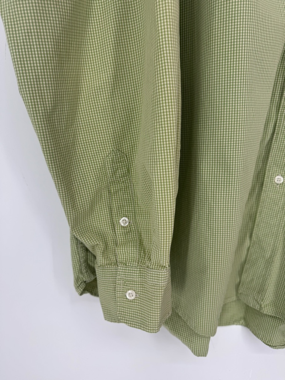 Ralph Lauren Men's Green Micro-Check Blake Button-Down Shirt 100% Cotton XXL - Picture 7 of 7